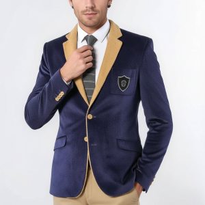 Purple Velvet Men's Jacket