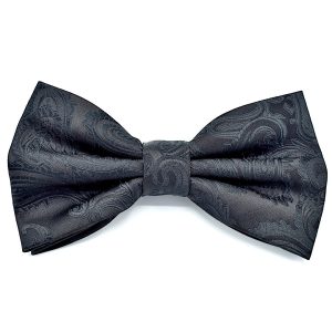 Bow Tie  - Black Paisley