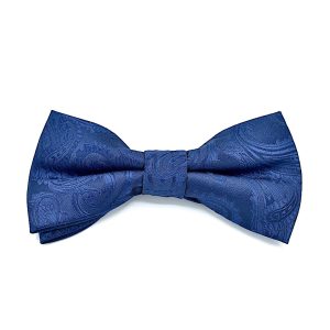 Bow Tie - Navy Paisley