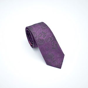 Solid Purple - Plum Paisley