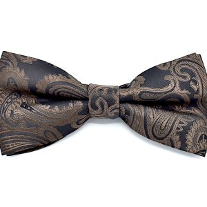Solid Brown - Dark Brown Paisley