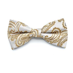 Bow Tie - Light Brown Paisley