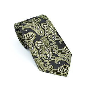 Solid Green - Dark Green Paisley