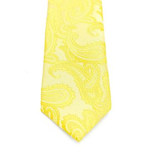 Solid Yellow - Gold Paisley