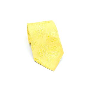 Solid Yellow - Big Paisley Gold
