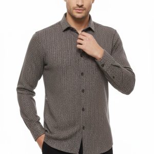 Brown Plaid Lumberjack Shirt