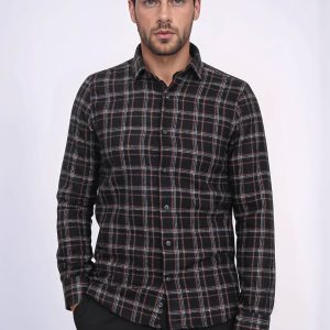 Plaid Black Men Lumberjack Shirt