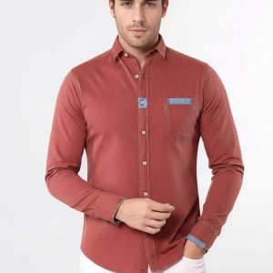 Light Burgundy Shirt