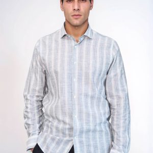 Striped Blue Men's Shirt