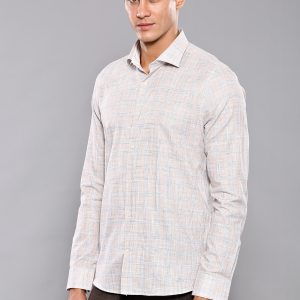 Checked Beige Shirt