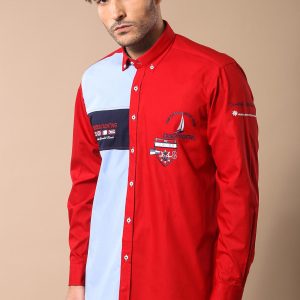 Cruise Yachting Crested Red-White Shirt