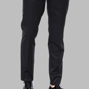 Plain Black Men Trousers