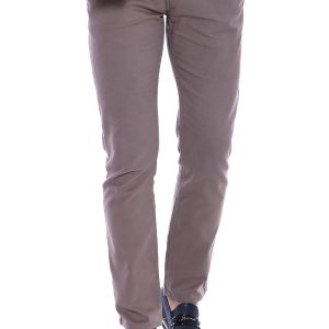 Gabardin Plain Beige Men Pants