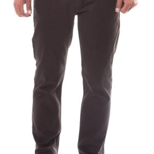 Slim Fit 5 Pocket Cotton Brown Men Trousers