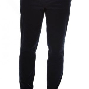 Cotton Slim Fit Washed Fabric Navy Blue Men Pants