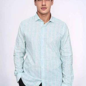 Light Green Plaid Shirt